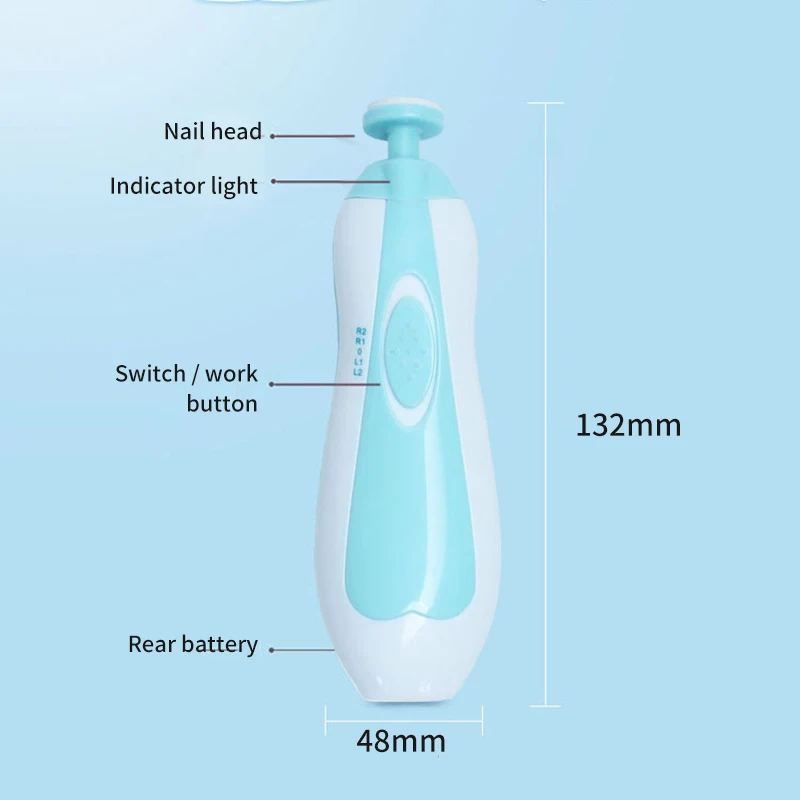 6 шт набор для ухода за когтями Электрический шлифования ногтей маникюр Фрезер