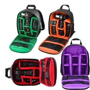 camera bag digital dslr backpack waterproof shockproof breathable camera bag for nikon canon sony small video photo bag backpack free global shipping