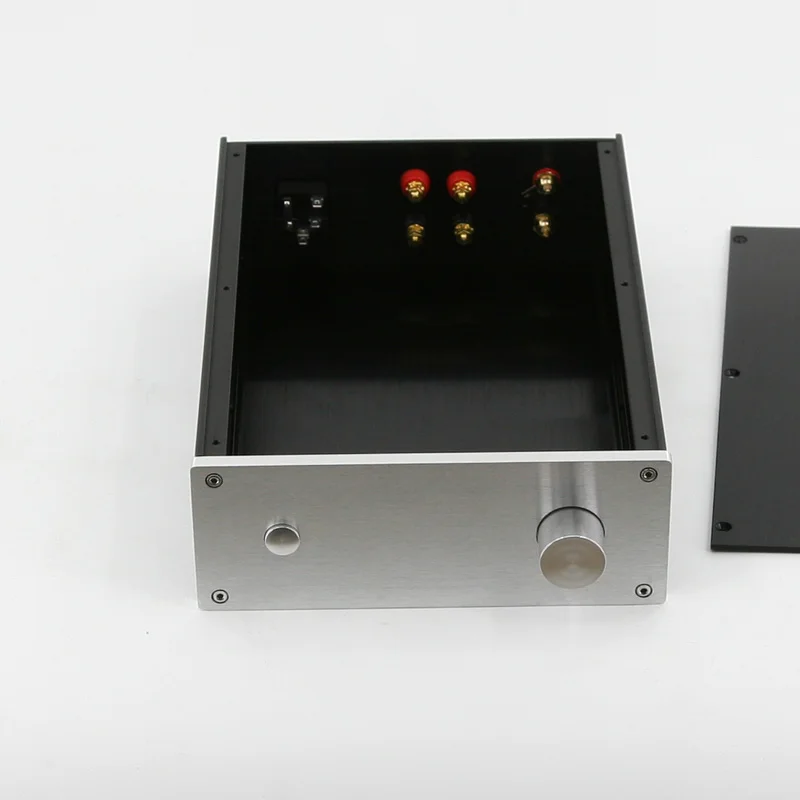 

2208 полностью алюминиевый корпус усилителя мощности корпуса, корпус предусилителя, 215*80*308 мм