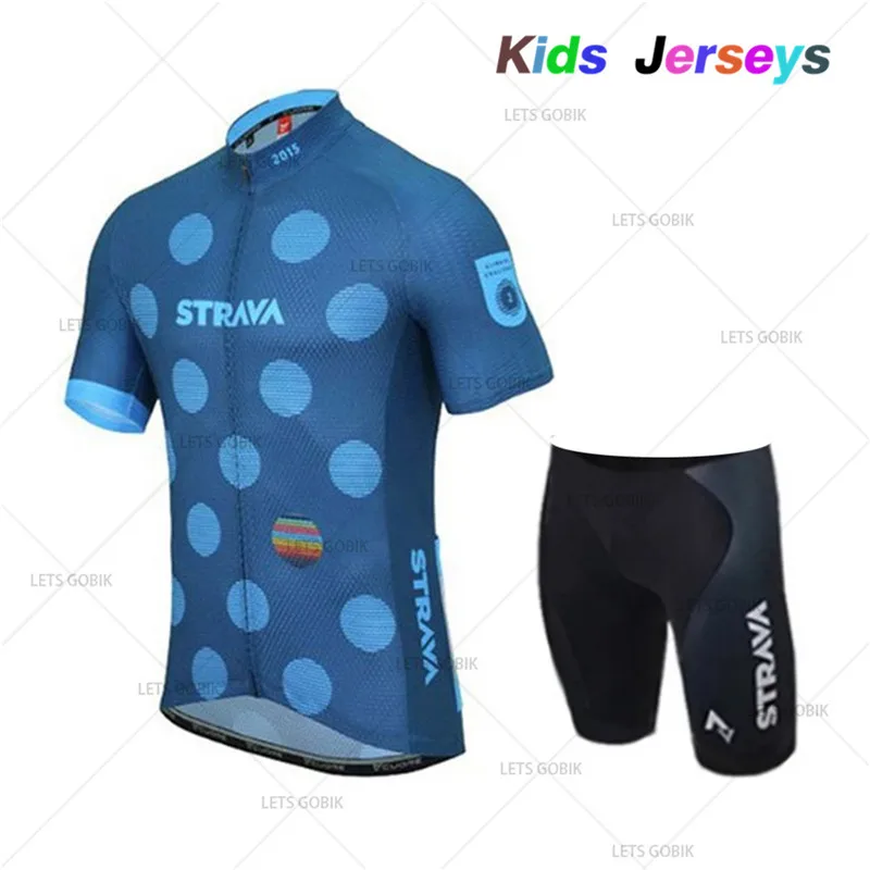 2019 детский летний велосипедный Джерси Быстросохнущий комплект с короткими