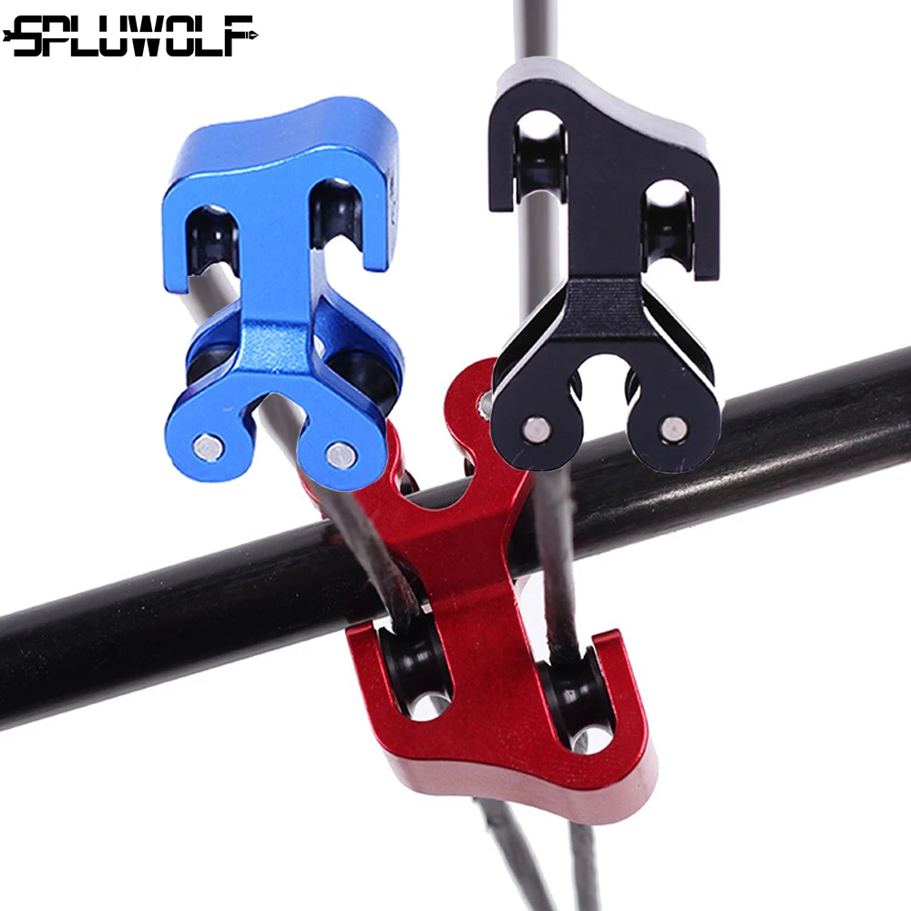 3/8 Inch Aluminum Archery Accessories Compound Bow String Splitter Glide Separator Roller Cable Sliding