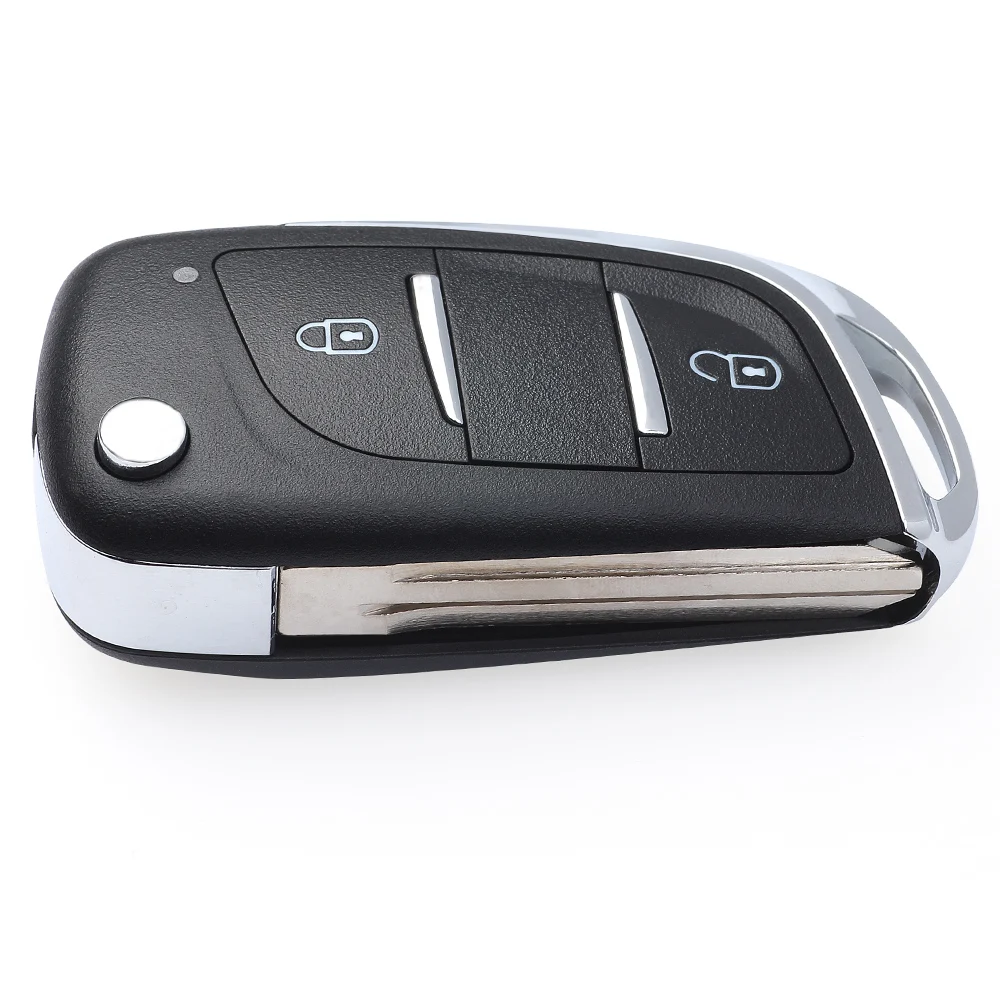 Запасной обновленный ключ KEYECU с дистанционным управлением 2 кнопки 433 МГц ID48 для