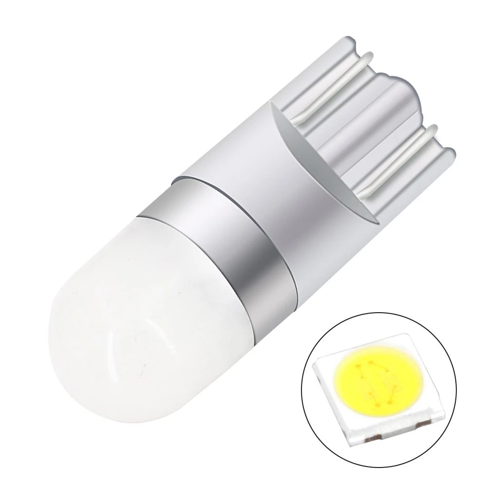 50 шт./лот 3030 SMD T10 W5W светодиодные лампы для зазора автомобиля лампа чтения купол