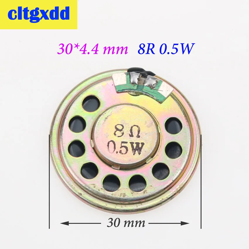 30mm Cltgxdd 8 Ом 0,5 Вт громкоговоритель Магнитный динамик 15 20 23 26 28 32 36 40 50 мм Диаметр 8R 0,5 Вт громкоговоритель звуковой проигрыватель - Цвет: 30mm