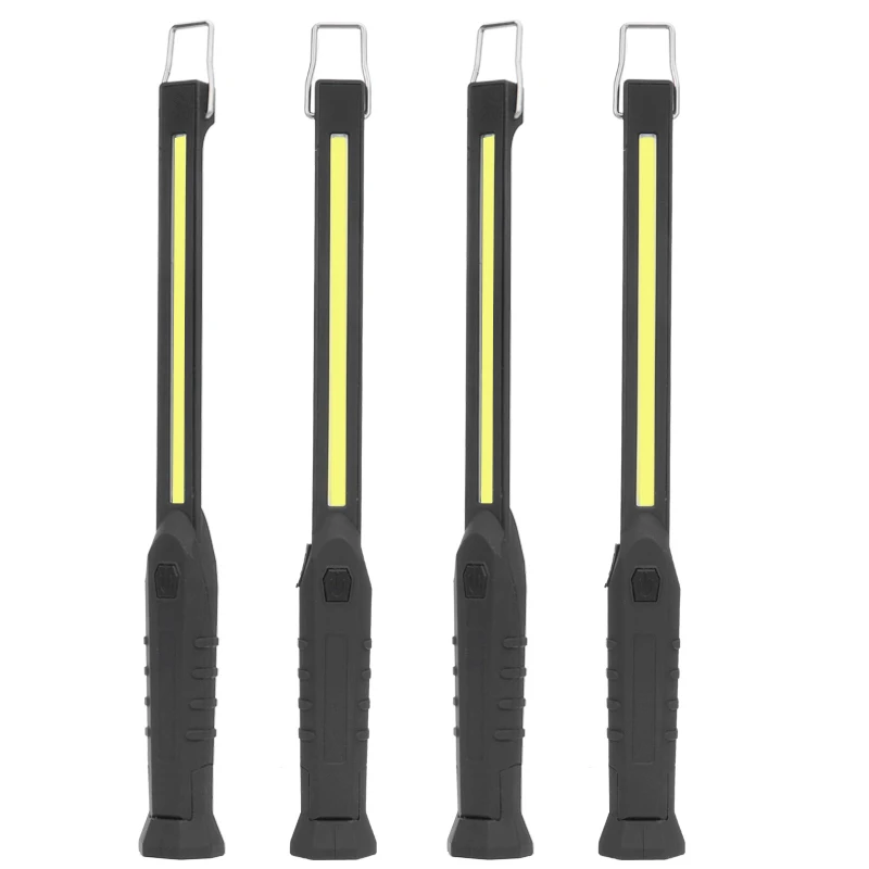 저렴한 4 팩 충전식 작업 조명 4 조명 모드 다목적 LED 작업 램프 휴대용 자기 무선 검사 빛 야외