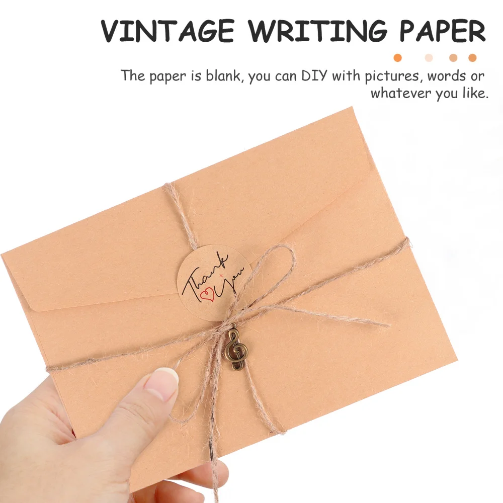 

3 Sets Vintage Envelope Writing Paper Kit Vintage Letter Paper Stationery