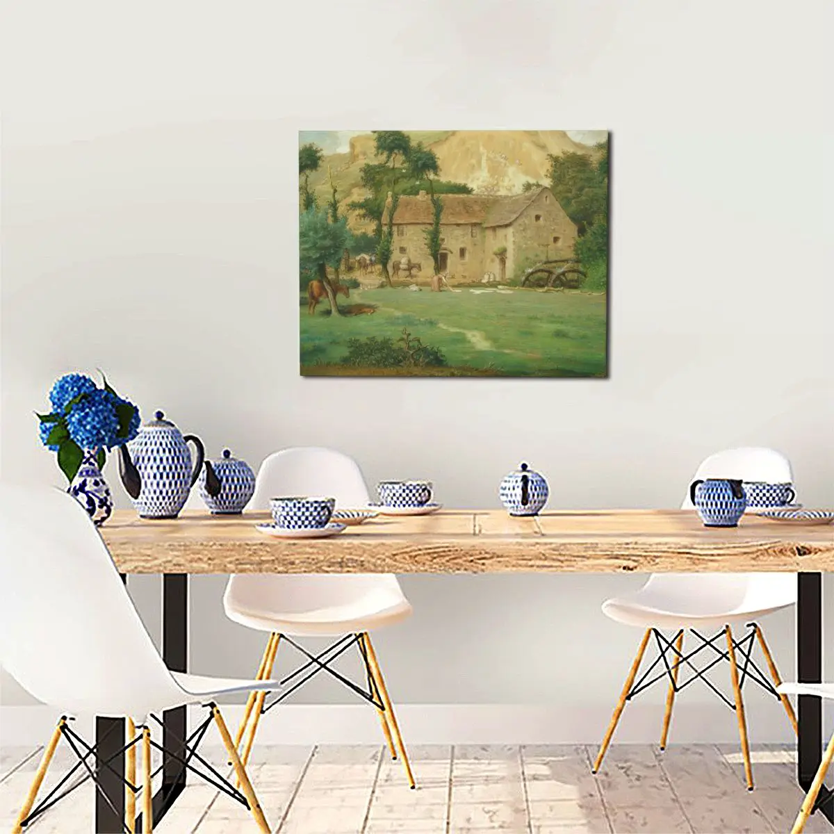 

Millet Painting Wood Room Decoration Pictures New Arrivals Romantic Room Decor