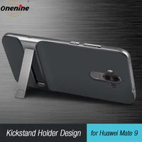 Kickstand Phone Cover for Huawei Mate Case Silicone Cover TPU 360 Protective Carcasas Funda HuaweiMate9 Mate9 Back Armor