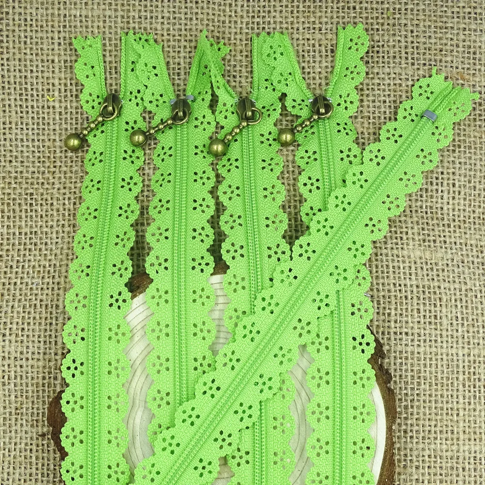 Кружева нейлон молния для шитья портной одежды и юбки 20 цветов 3 #40 см (16 дюймов) 5/10