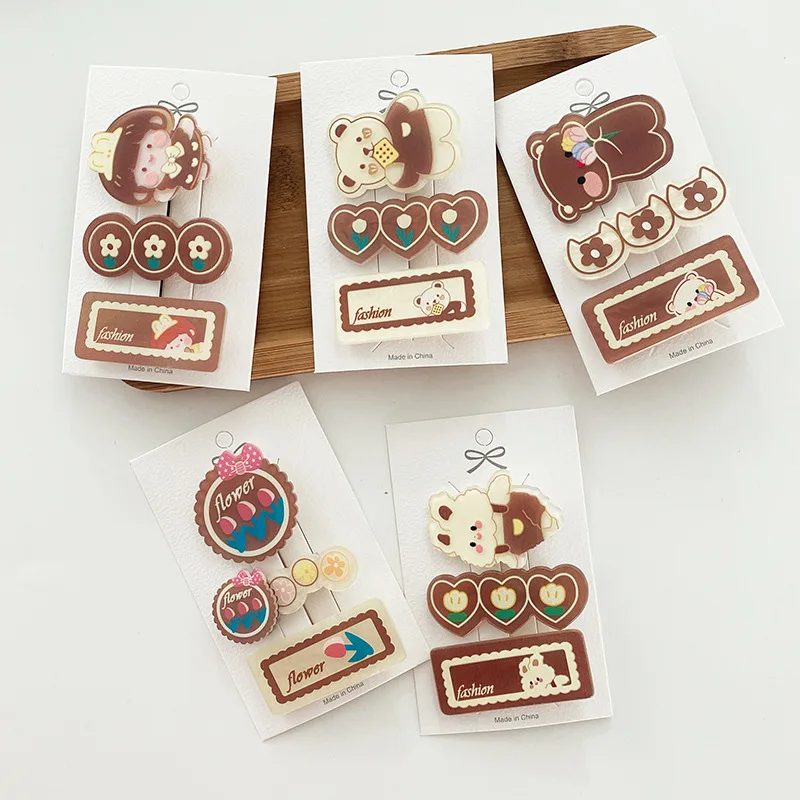 

Cartoon Girl Heart Hair Clip Cirl Hair Headdress Hair Accessories