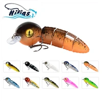 15 2cm 40g hard artificial swimbait wobble fishing lures multi jointed tadpole sharp hooks for musky bass pike in ocean lakes