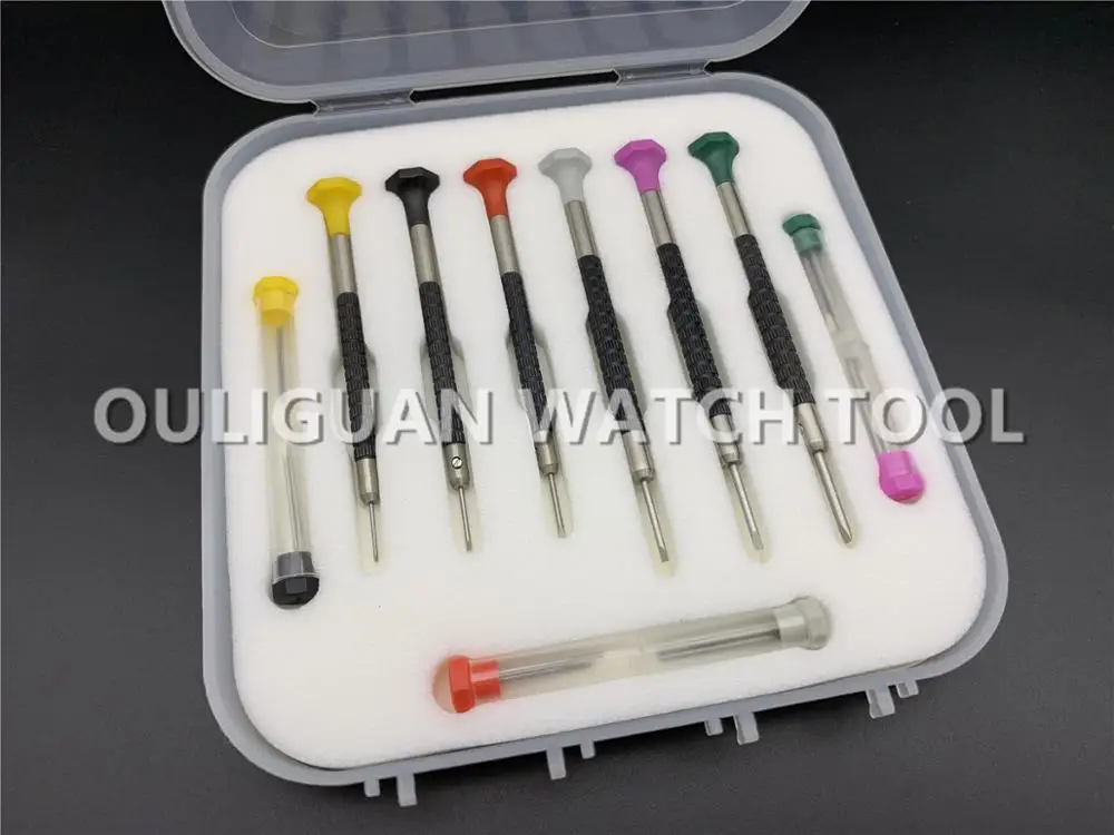 Корейская микро отвертка с плоской головкой в миллиметровом слоте для ремонта