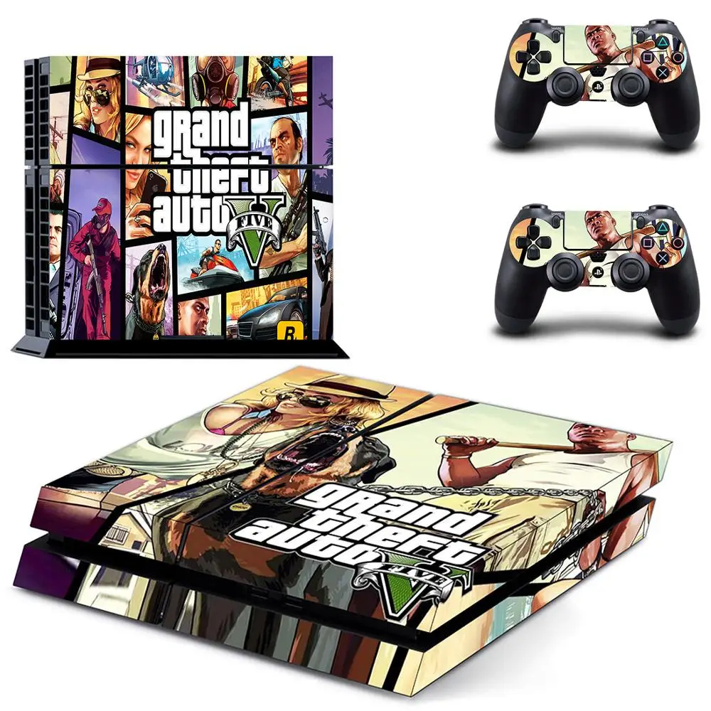 Стикер Grand Theft Auto GTA 5 PS4 стикер Play station 4 Skin PS чехол для PlayStation консоли и контроллера |