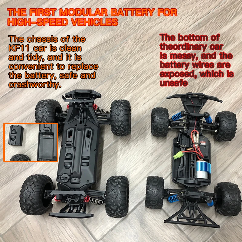 ZWN KF11 2 4G внедорожный Радиоуправляемый автомобиль 4WD 33 км/ч Электрический