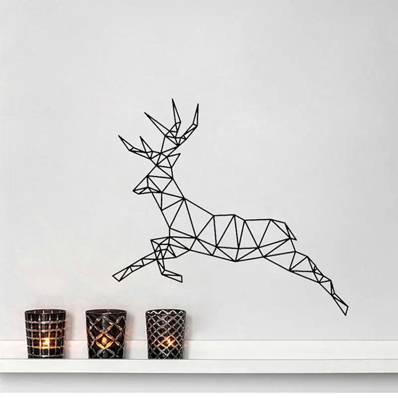 

Geometric Origami Stickers Wall Sticke Bedroom Living Room Decoration Sticker Home Decoration Accessories Wall Decor Wall Decor