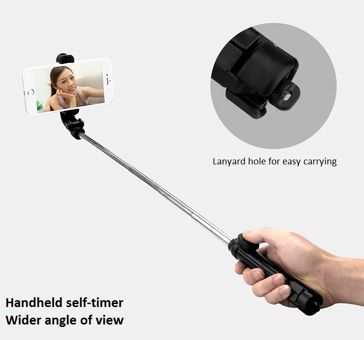 Портативный складной держатель штатива селфи палка Bluetooth контроллер телефон