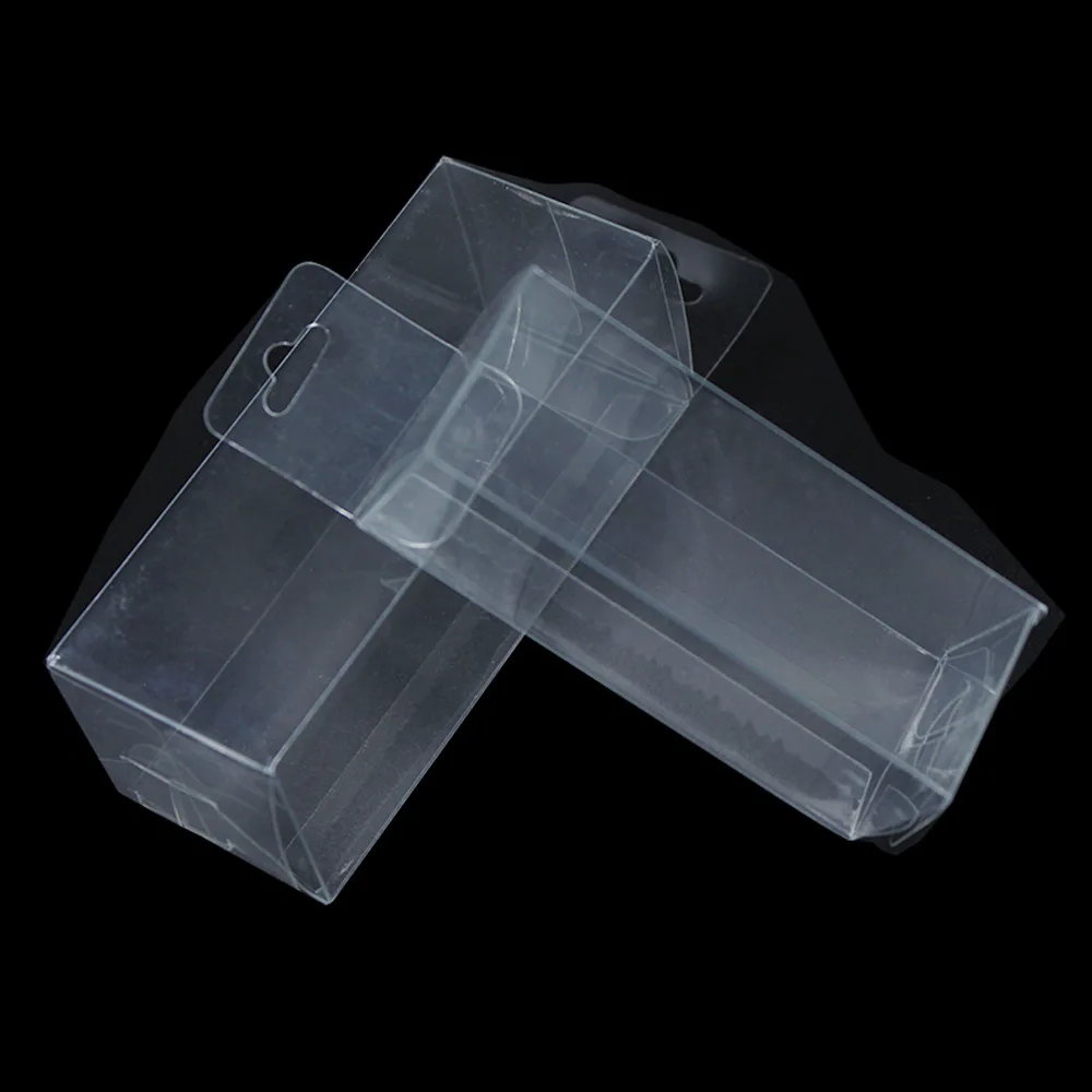 300 шт 8 размеров прозрачный ПВХ подарок посылка складная коробка Пластик конфеты