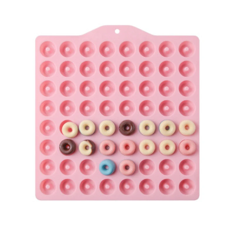 

Donut Cake Mold Silicone Round Doughnut Mold Baking Chocolate Dessert Mold Fondant Donut Pan Mold Cake Bakeware Decorating Tool