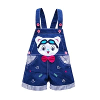 6m 3t baby boys girls jeans overalls shorts infant toddlers kids denim rompers giraffe jumpsuit for summer children clothes