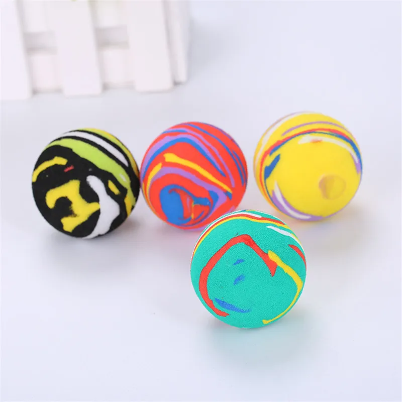 4 3 см EVA красочные игрушки мяч обучение интерактивная игрушка для кошек