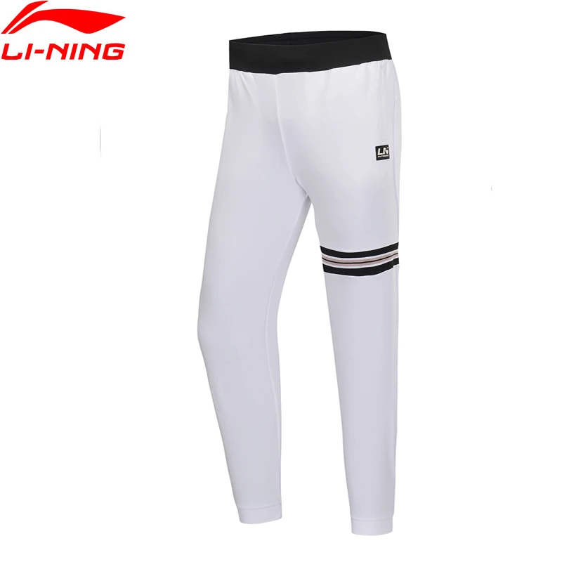 Женские спортивные штаны Li Ning свободные из 90% полиэстера 10% спандекса AKLP308