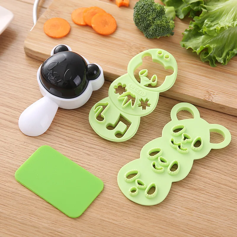 Форма Onigiri для суши в форме милого медведя пресс форма рисовых шариков набор