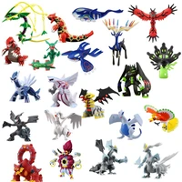 takara tomy pokemon action figure pictorial book elf frogadier zygarde noivern model doll collection souvenirs toy gifts