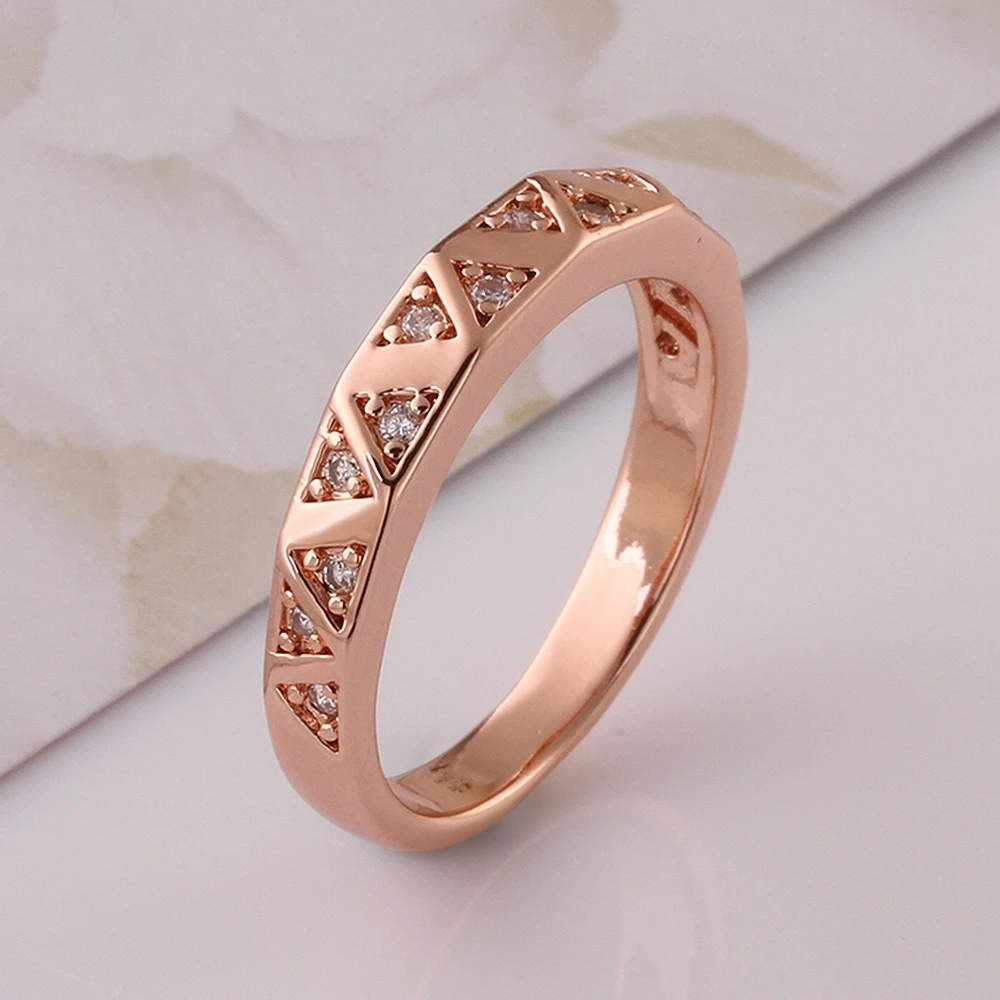 

NR01 Elegant 925 Sterling Silver For women Wedding Gift Round Ring Fashion Zircon Bridal Jewelry