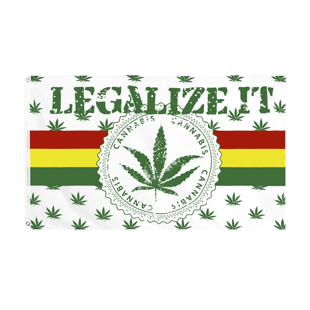 

Nlbflag 90X150cm Egalize Weed Smoke Flag