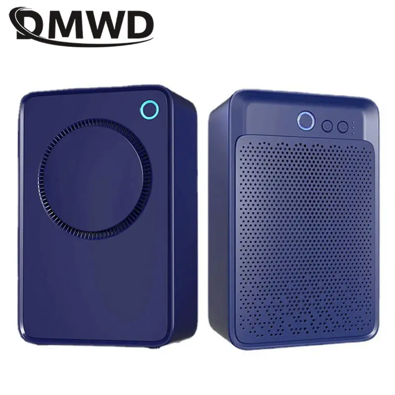 DMWD-deshumidificador eléctrico para el hogar, minisecador de aire a prueba de humedad, ropa seca, silencioso, de bajo consumo de energía, 900ml