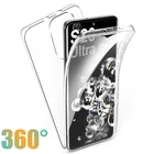 Двойной прозрачный чехол для Samsung Galaxy S20 FE, S20 Ultra A12, силиконовый чехол с полным покрытием, 360