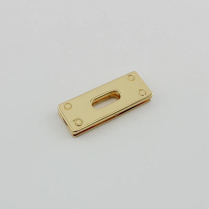 50pcs 44X16mm Gold Silver Tone squared grommet for purse bags straps bracelet belt connect metal alloy eyelets with screws | Багаж и сумки