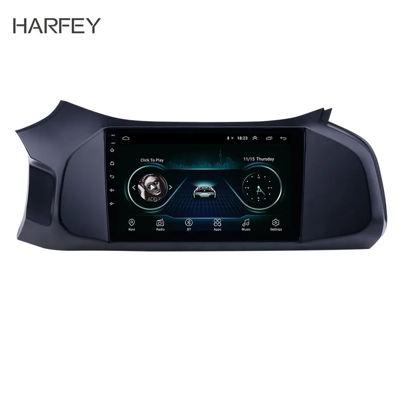 Автомагнитола Harfey для Chevrolet Onix 8 1 2012 9 дюймов GPS навигация поддержка SWC DVR Android