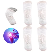 2 pairs knee brace sleeve protector warm self heating knee pads health care for arthritis injury recovery belt knee leg warmer