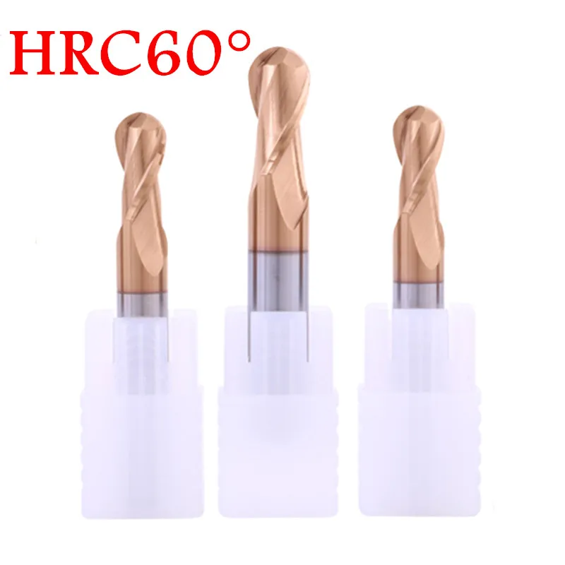 Концевые фрезы с 2 канавками твердосплавные Фрезы ЧПУ 1-4 мм 50 для