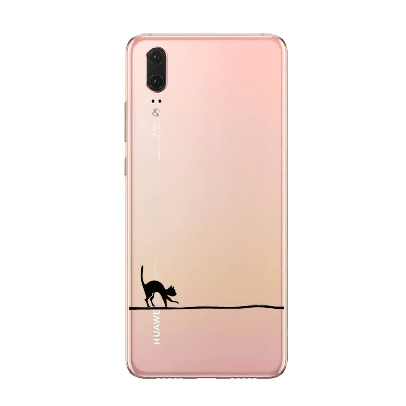 Силиконовый чехол из ТПУ для телефона Huawei Y3 Y5 Y6 Y7 Y9 Prime 2018 2019 мягкий y5 II P Y8 |