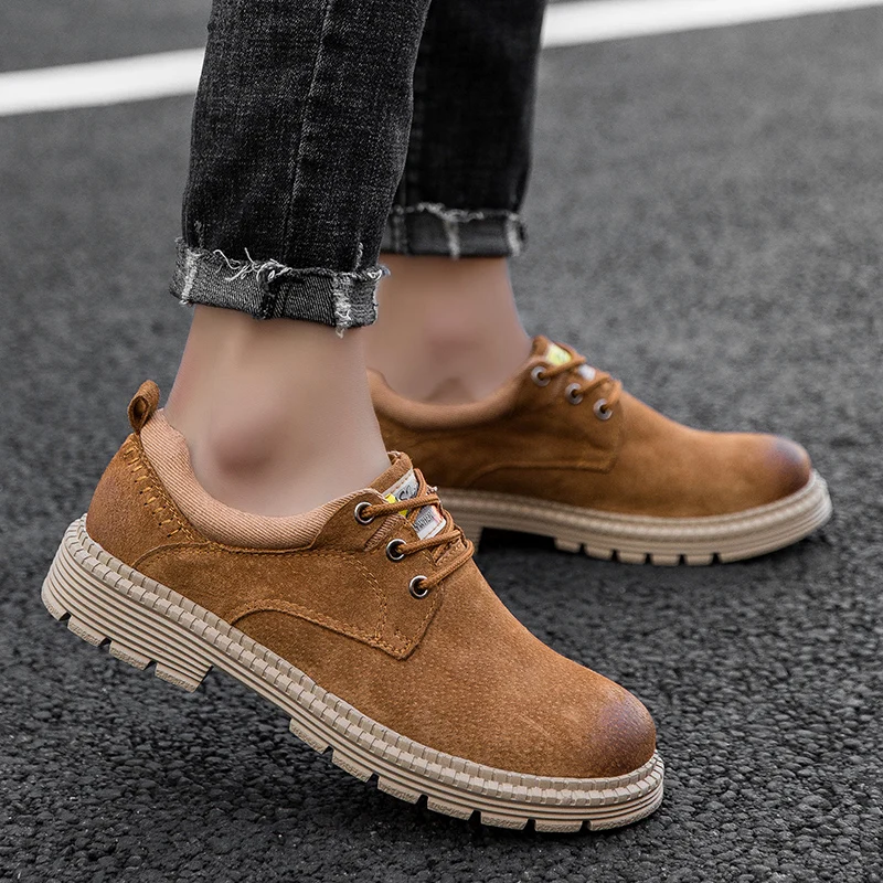 

Mens Causal Shoes Mens Black Loafers Outdoor Shoes Men Vintage Ankle Leather Boots For Sneakers Casual Man Shoe Fashion Shose