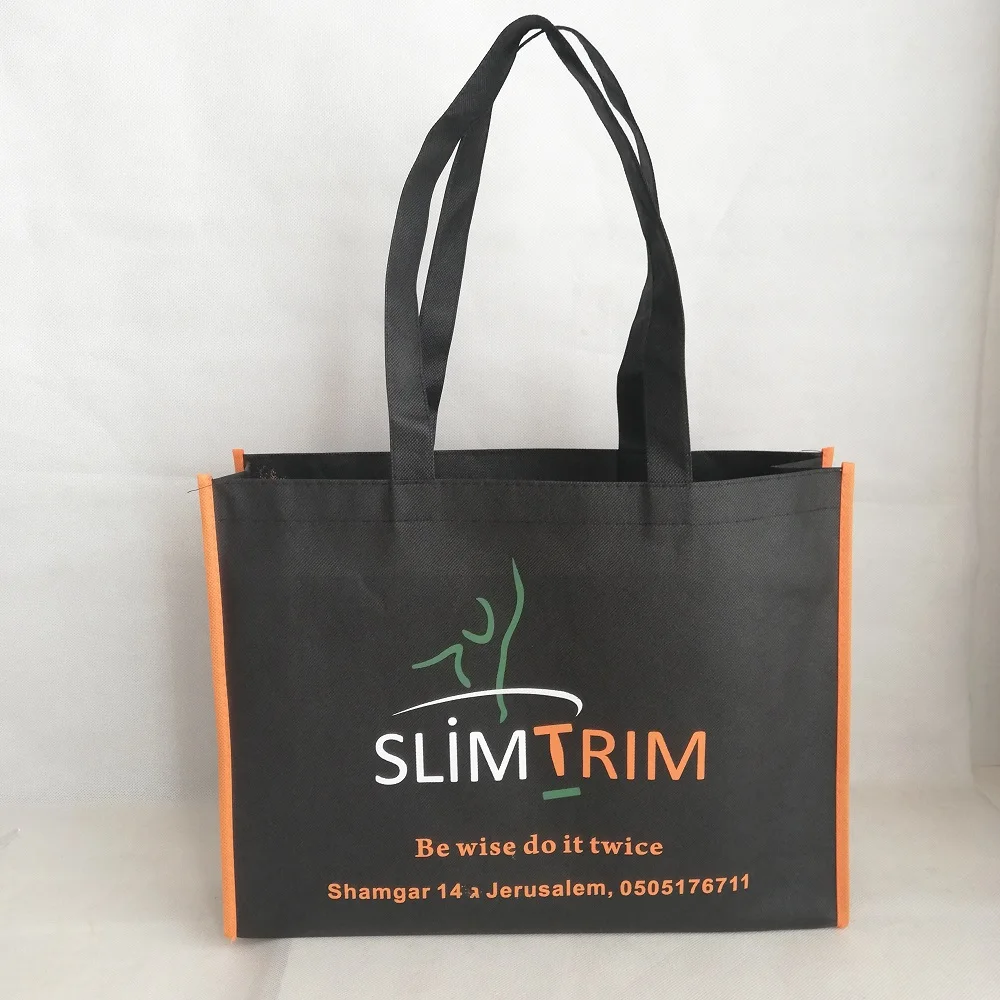 Оптовая продажа 500 шт./лот рекламные многоразовые хозяйственные сумки с