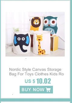 Nordic Стиль Холст сумка для хранения игрушек одежда для детской комнаты, органайзер, сумка, карман для хранения холста чехол с подставкой для детей 32x32 см