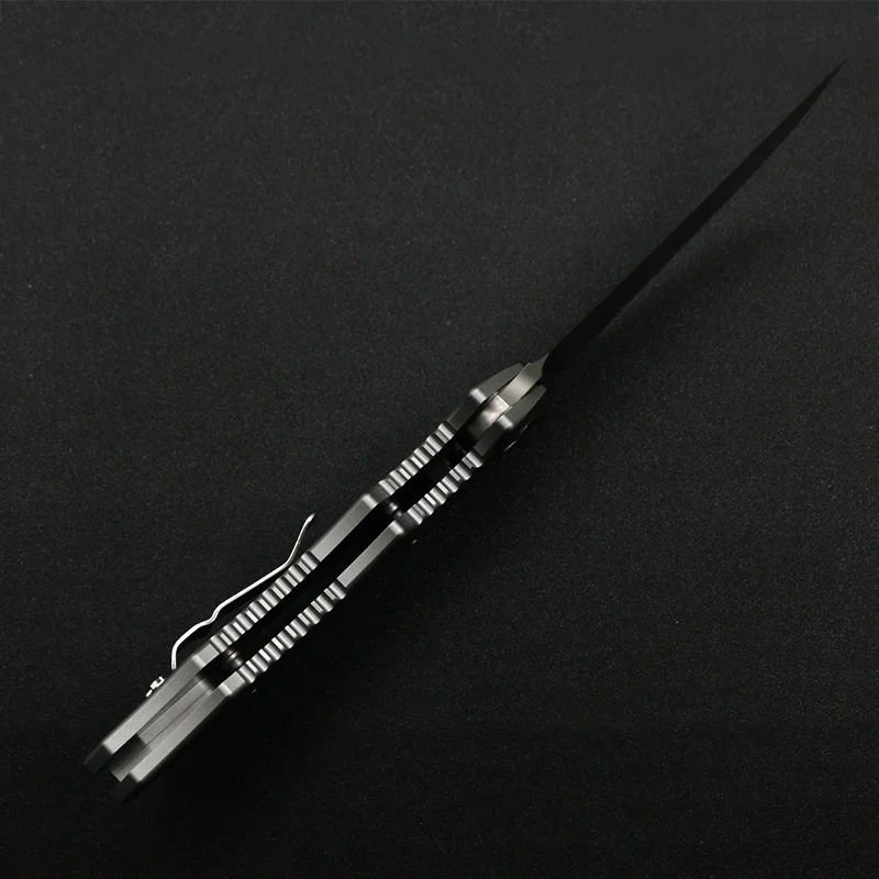 Beli Magic OTF Micro Hawk D2 Steel Aviation Aluminium + Pegangan Serat Karbon Luar Ruangan EDC Hunting Survival Pisau Otomatis