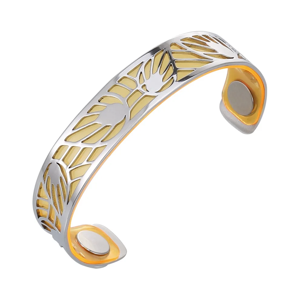 Реверсивный Кожаный браслет из нержавеющей стали 14 мм 1 шт.