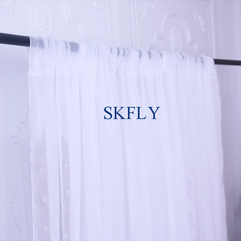 BC002D оптовая цена в наличии фон шторы фотографии панели Простой чистый белый