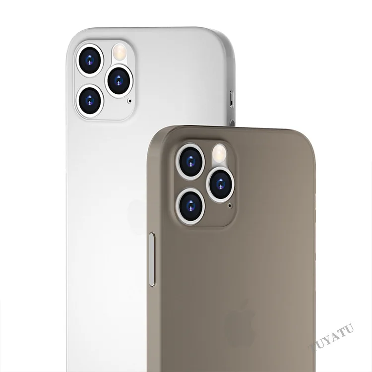 

For iphone 11 pro max Slim Super Thin Ultra Thin Plastic Protective Cover Ultrathin PP 0.4mm matte Frosted Case