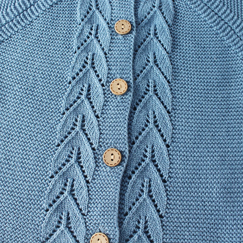 

Baby Boys Girls Leaf Knit Cardigan Coat 2020 Spring Autumn Baby Children Clothing Boys Girls Knitted Kids Cardigan Coat
