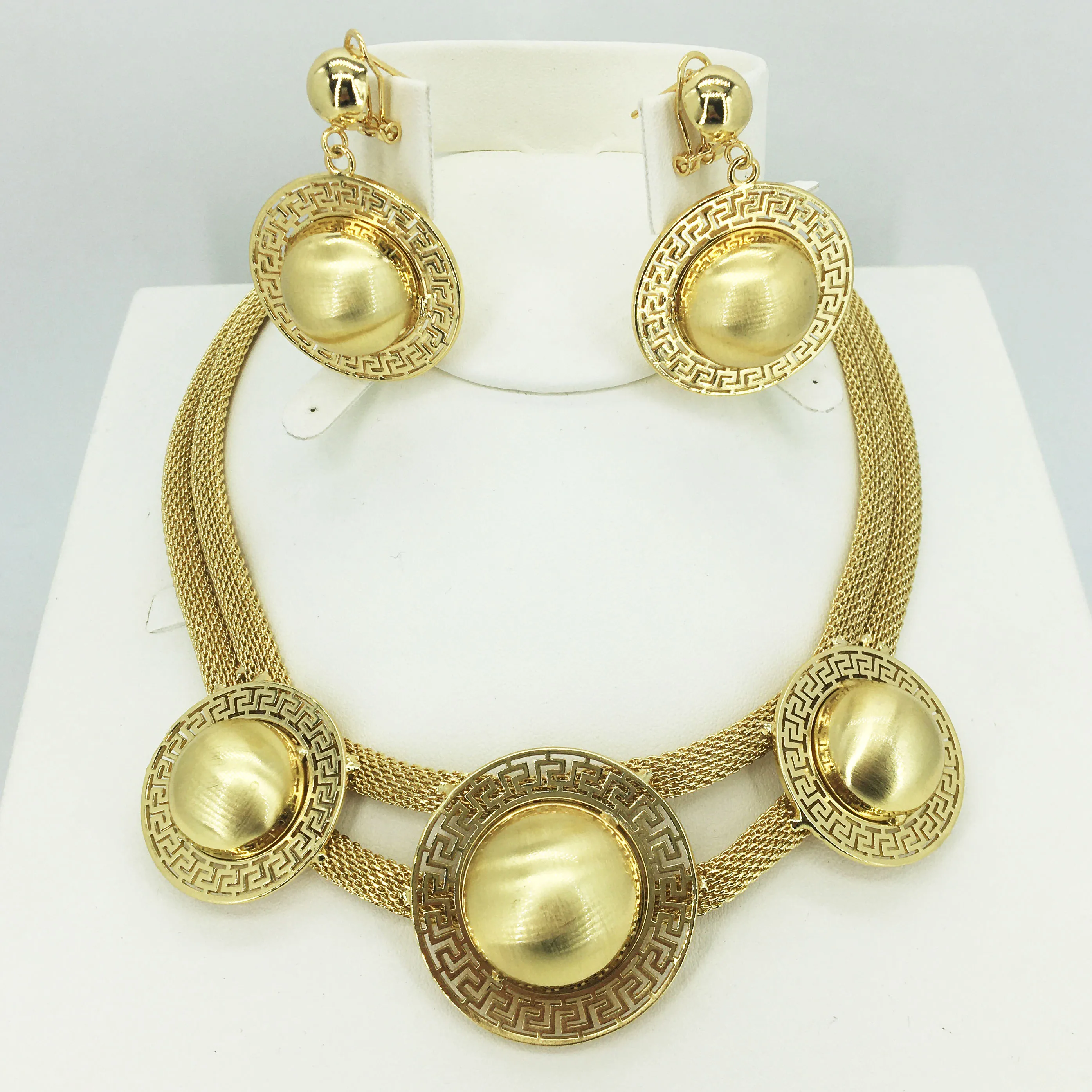 

Ювелирные изделия Sunny Jewelry для женщин, большие кольца, серьги кулон, романтичные геометрические украшения для свадьбы