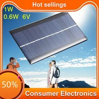 6v 1w mini solar panel solar cells diy for light cell phone toys chargers portable drop shipping high quality diy for dropship