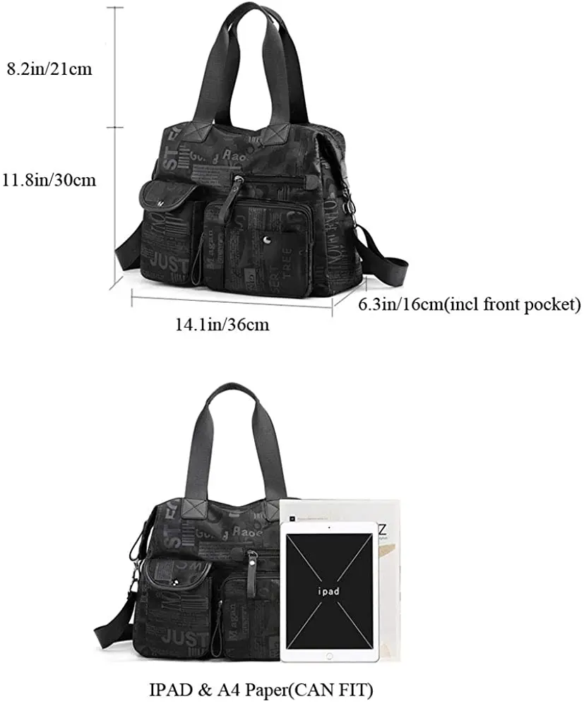 Сумка SCOFY с мульти-карманами и принтом букв для медсестры нейлоновые сумки через