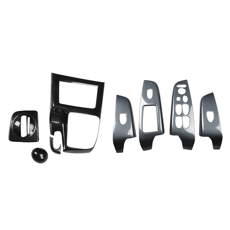 

2 комплекта автомобильных аксессуаров: 1 комплект центральной консоли переключения передач и 1 комплект обшивки панели переключения дверей ...