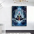 Картина на холсте художественные плакаты принты индийский Будда медитация 7 Чакр Йога Спорт, настенное искусство для гостиной спальни домашний декор