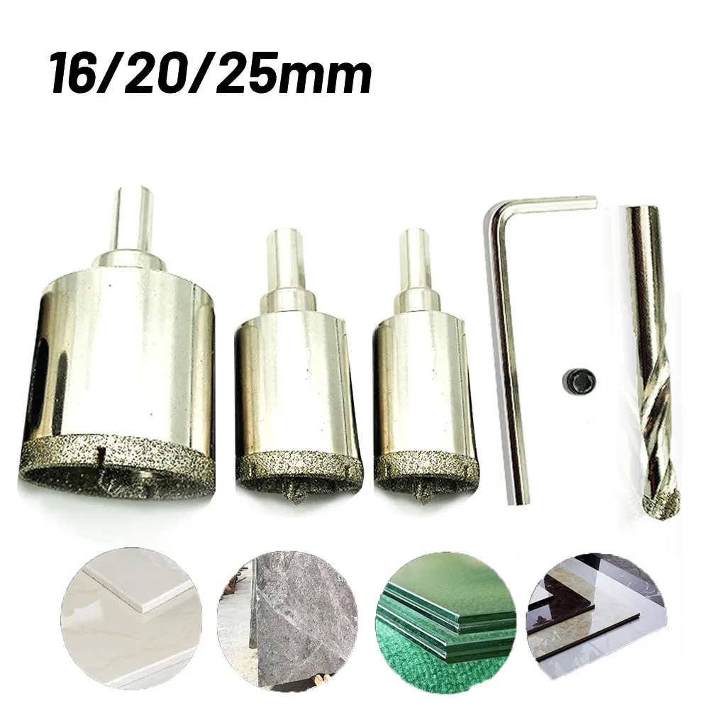 

Center Hole Opener 16/20/25mm With Positioning Center Hole Opener Ceramic Tile Open Hole Marble Hole Opener Hand Tools Accessory